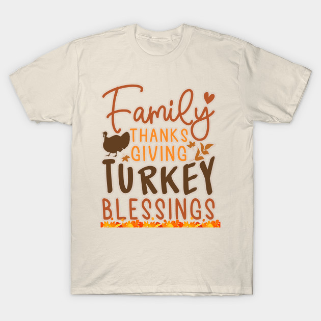 Happy  Friendsgiving Day Family T-shirt by Fifi Art